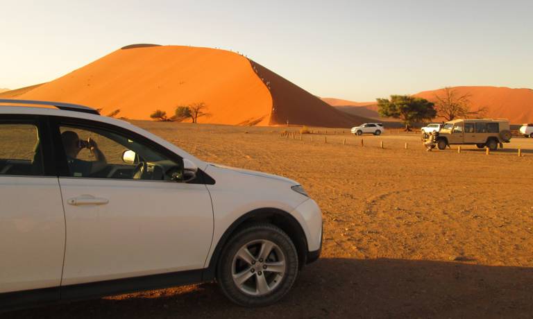 auf dem Weg zum Sossusvlei